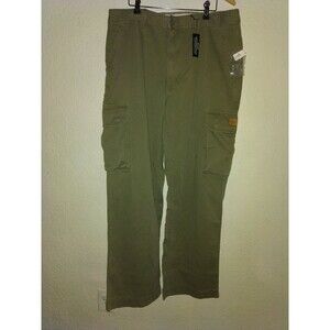 Polo Ralph Lauren Jeans Sun Washed green Chino Cargo Pants Baggy 36 X 32